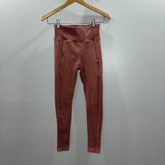 Aerie Offline Seamless High Waisted Leggings in Canyon Creek Color Size XS - Picture 2 of 16